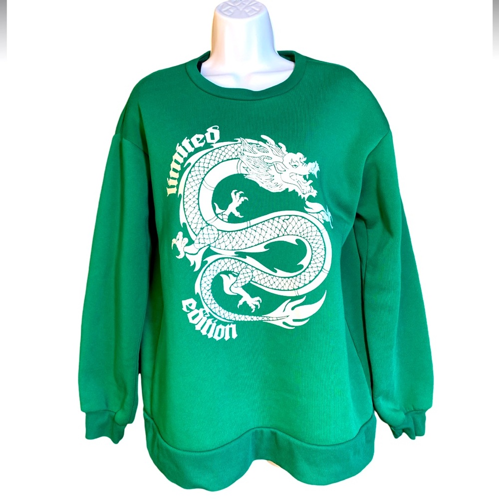 Birch and Stone Limited Edition Dragon Crew Neck Sweatshirt Size Men’s Small